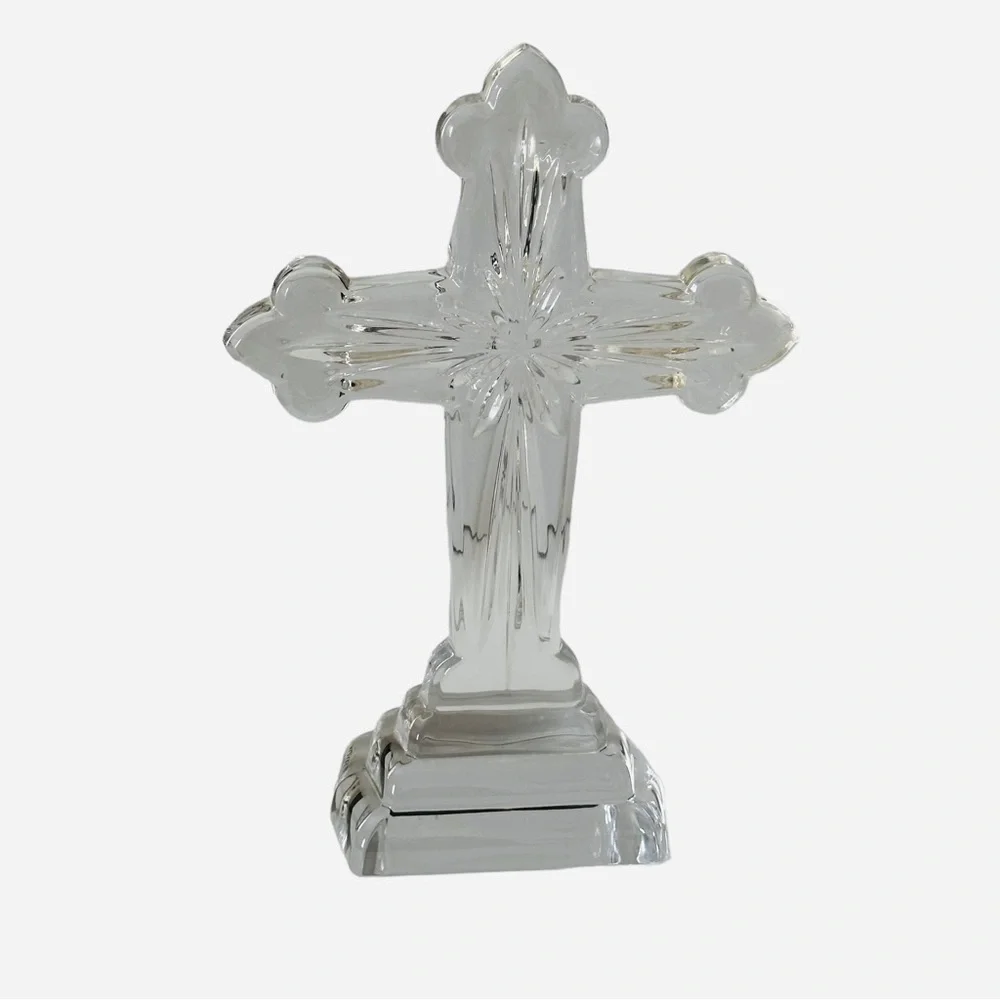 Royal Limited‎ 24% Lead Crystal Glass Cross Religious Slovenia